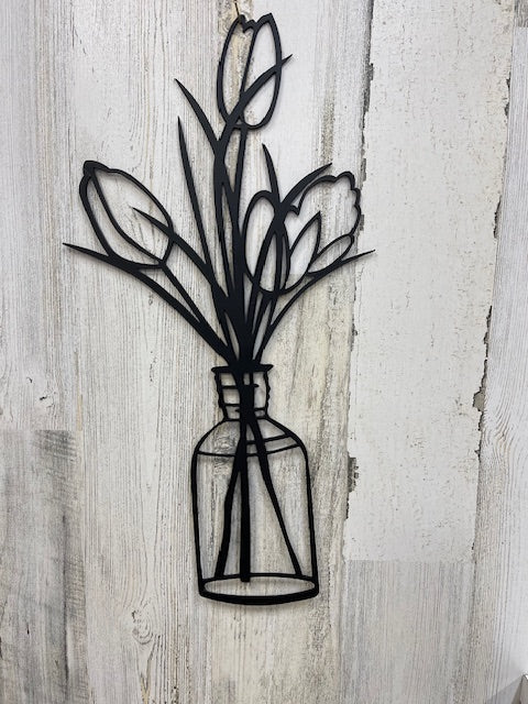 Custom Flower Metal Wall Decor